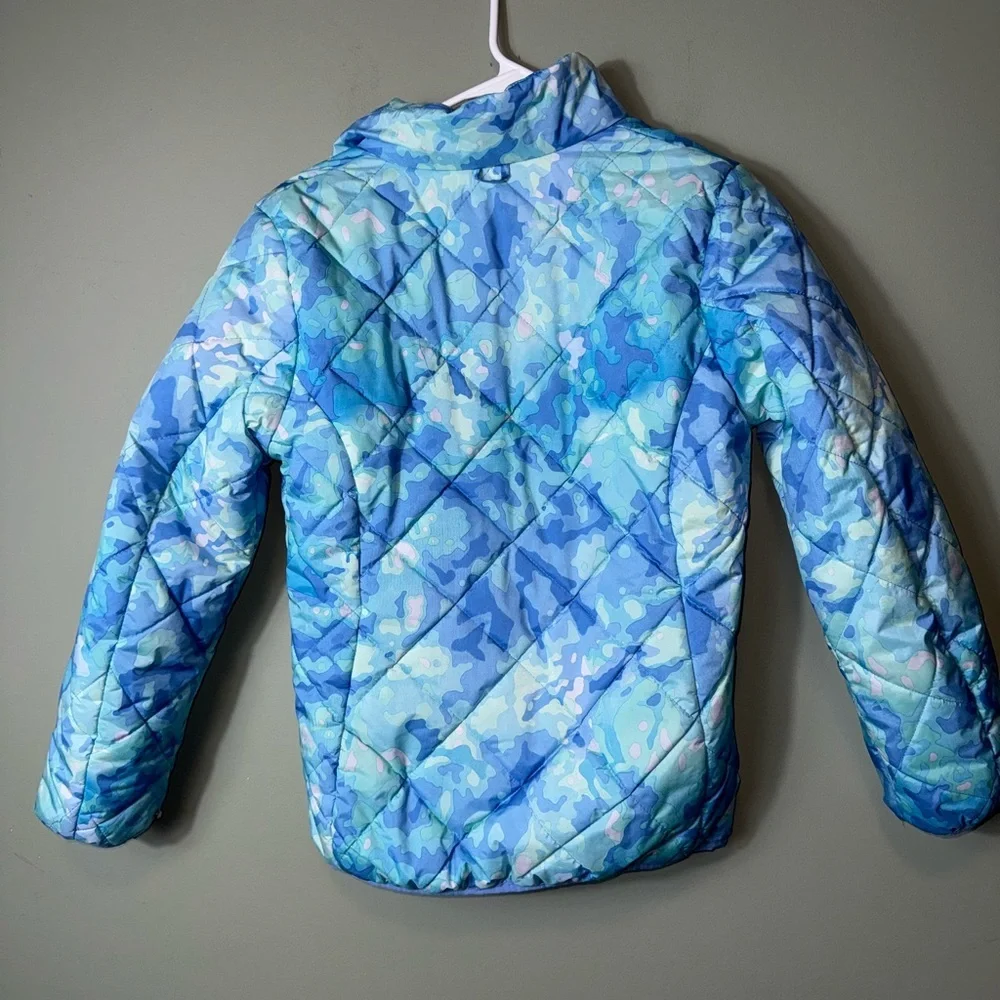 Gerry Girls‎ Winter Puffer Jacket Blue Tie Die Size 14/16